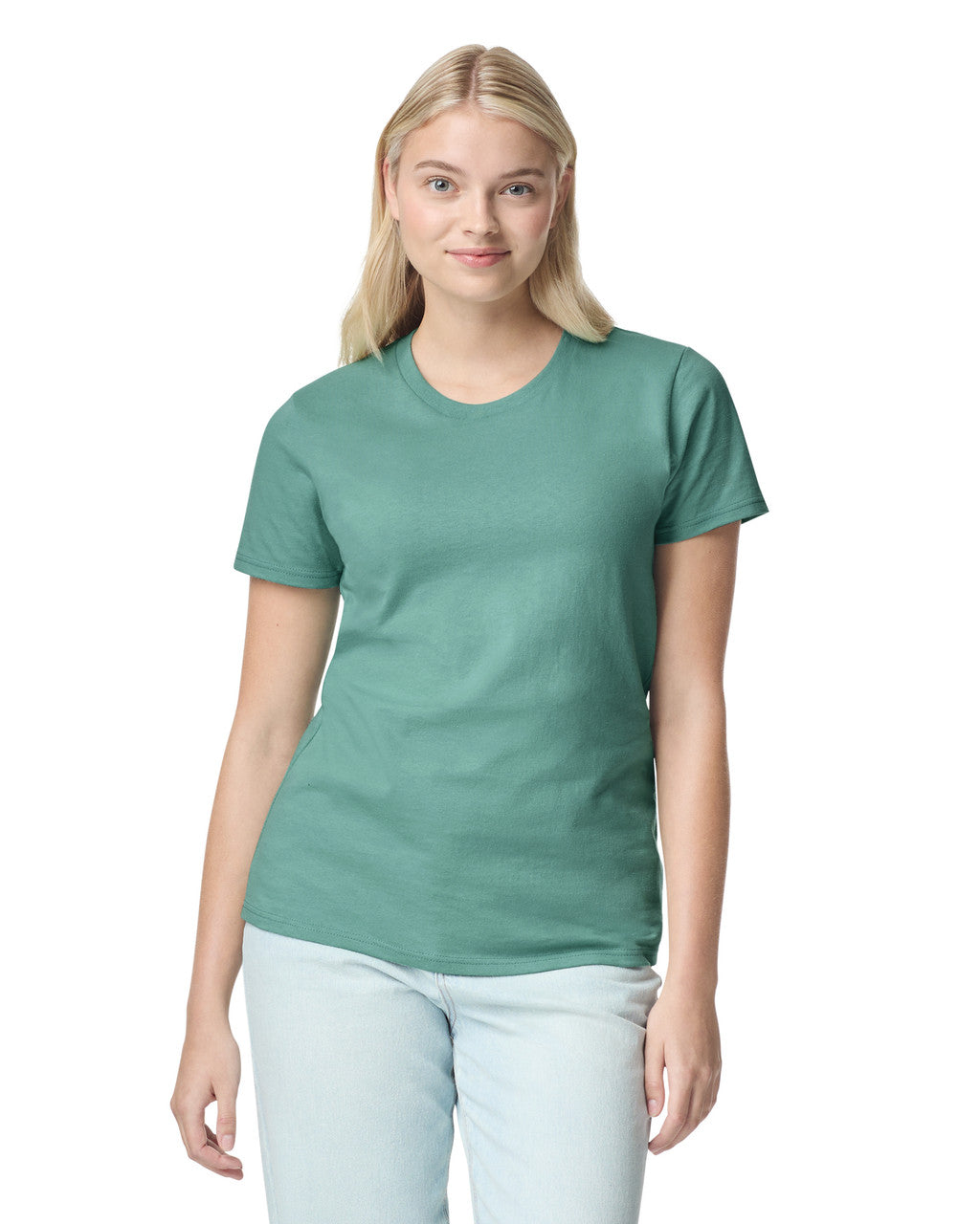 Women's Large Aquatic Gildan 5000L 