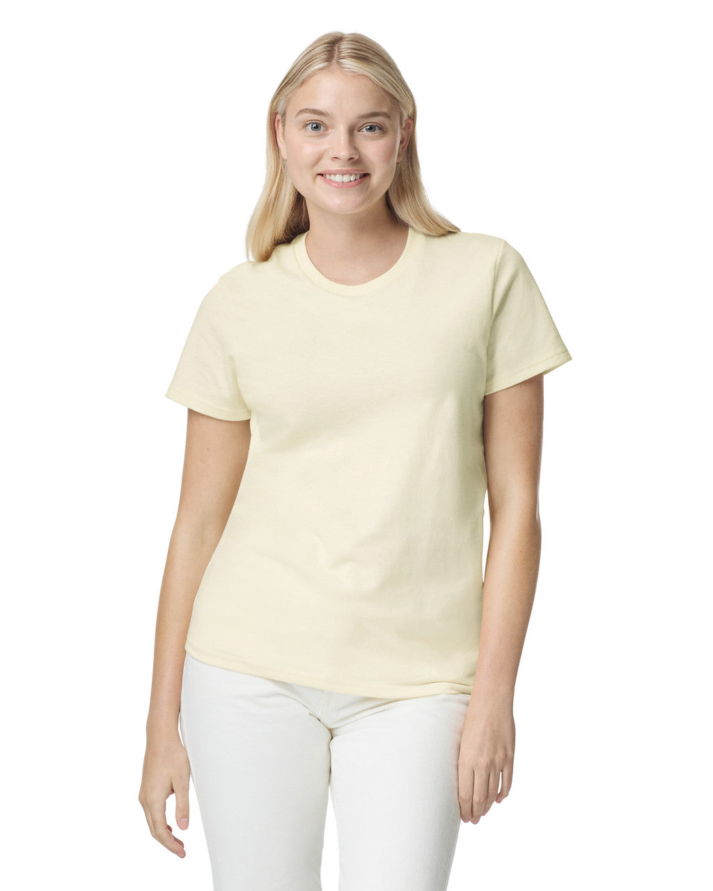 Women's X-Large Off White Gildan 5000L 