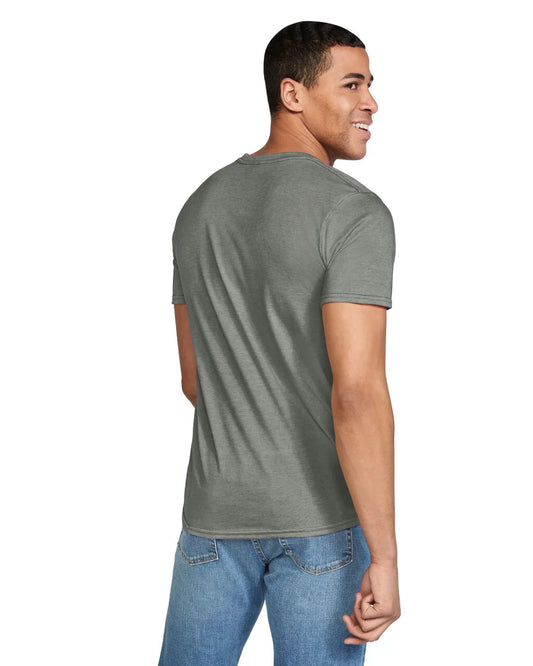 Medium Htr Mil Grn Gildan 64000 