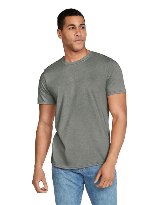Medium Htr Mil Grn Gildan 64000 