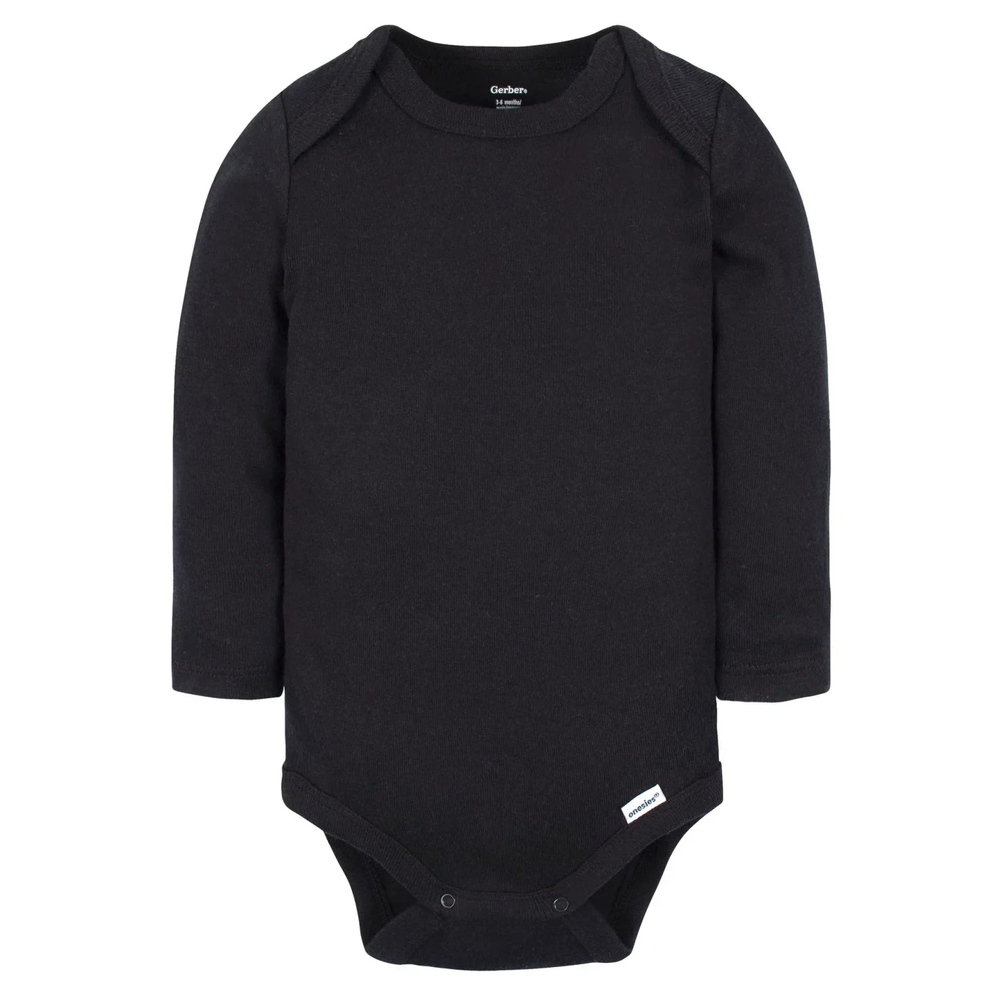 Gerber Onesies® Long Sleeve Lap Shoulder Bodysuit