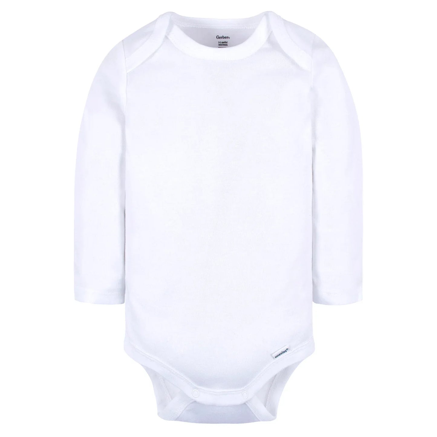 Gerber Onesies® Long Sleeve Lap Shoulder Bodysuit