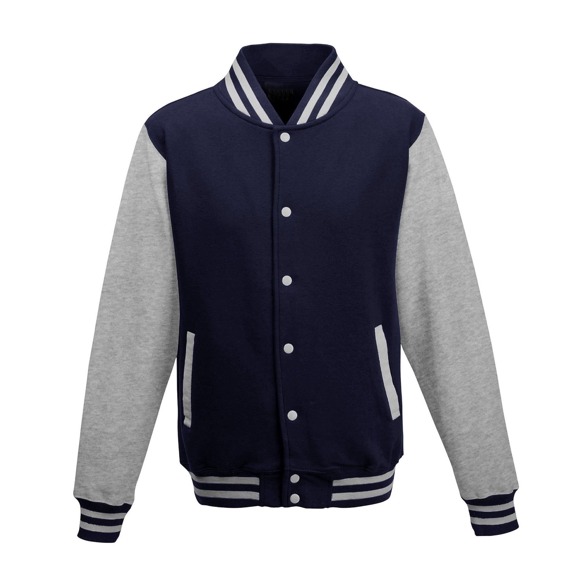 Youth Medium Oxford Navy / Heather Grey AWDis JHY043 