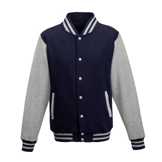 Youth Medium Oxford Navy / Heather Grey AWDis JHY043 