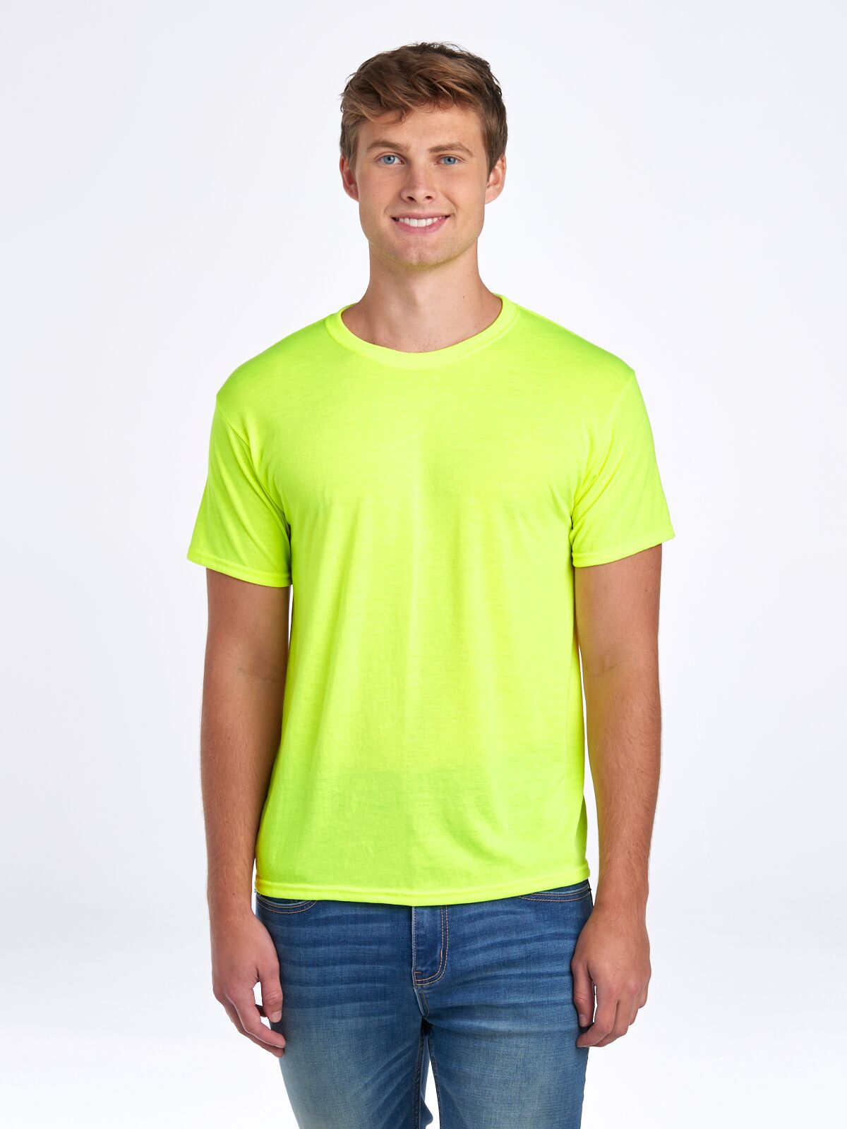Large Safety Green Jerzees 21MR 