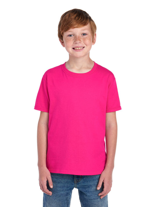 Youth Medium Cyber Pink Fruit of the Loom F3930Y 