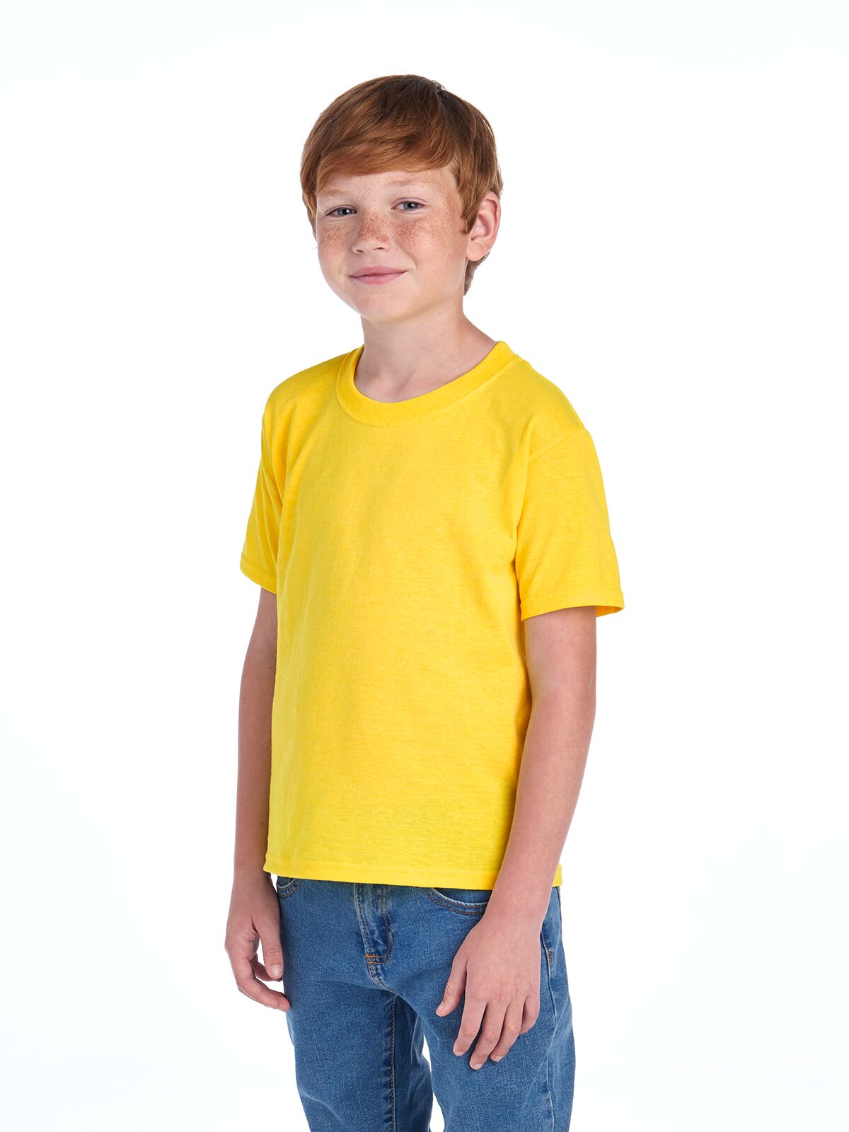 Youth Medium Neon Yellow Fruit of the Loom F3930Y 