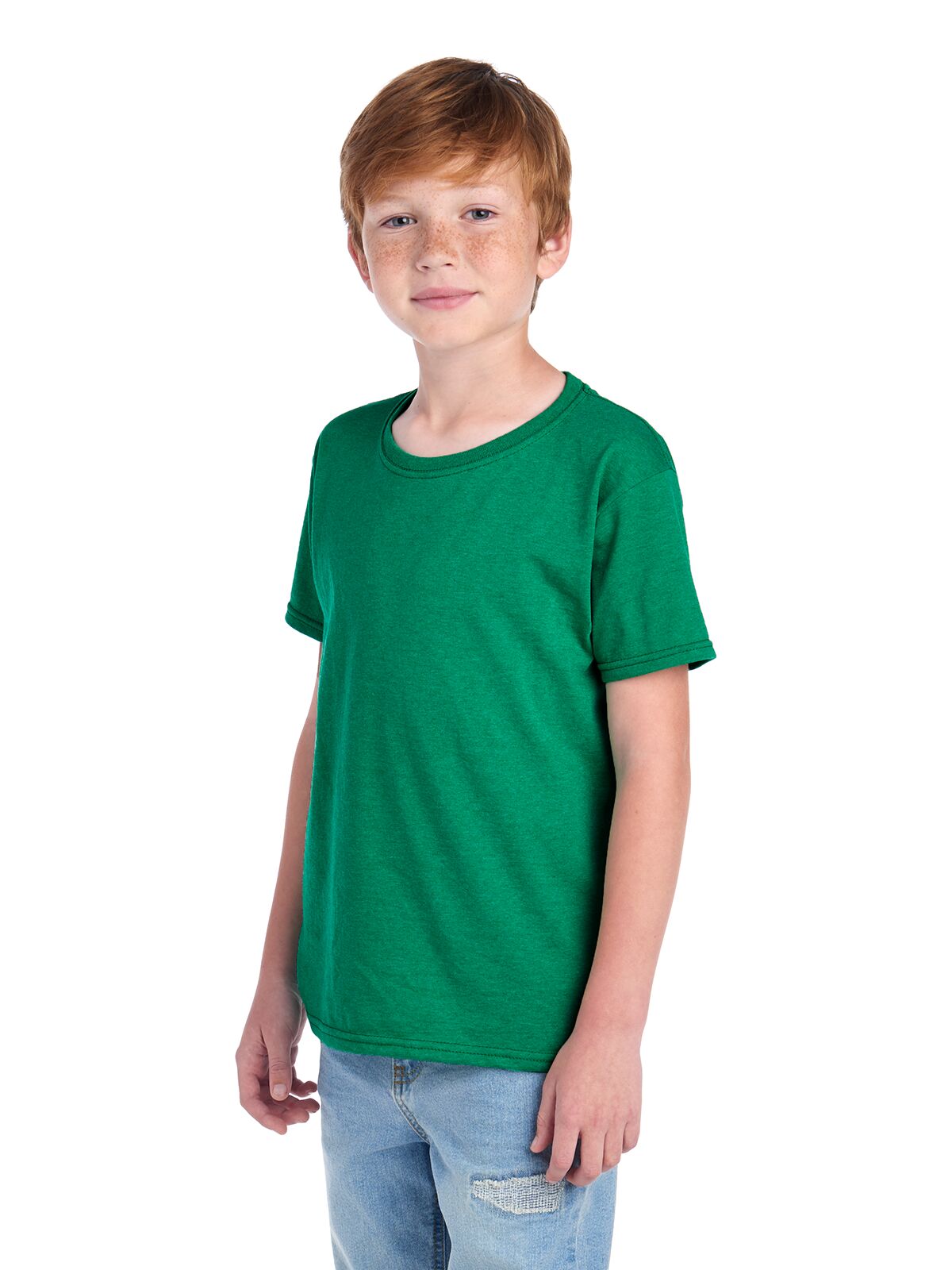 Youth X-Small Retro Heather Green Fruit of the Loom F3930Y 