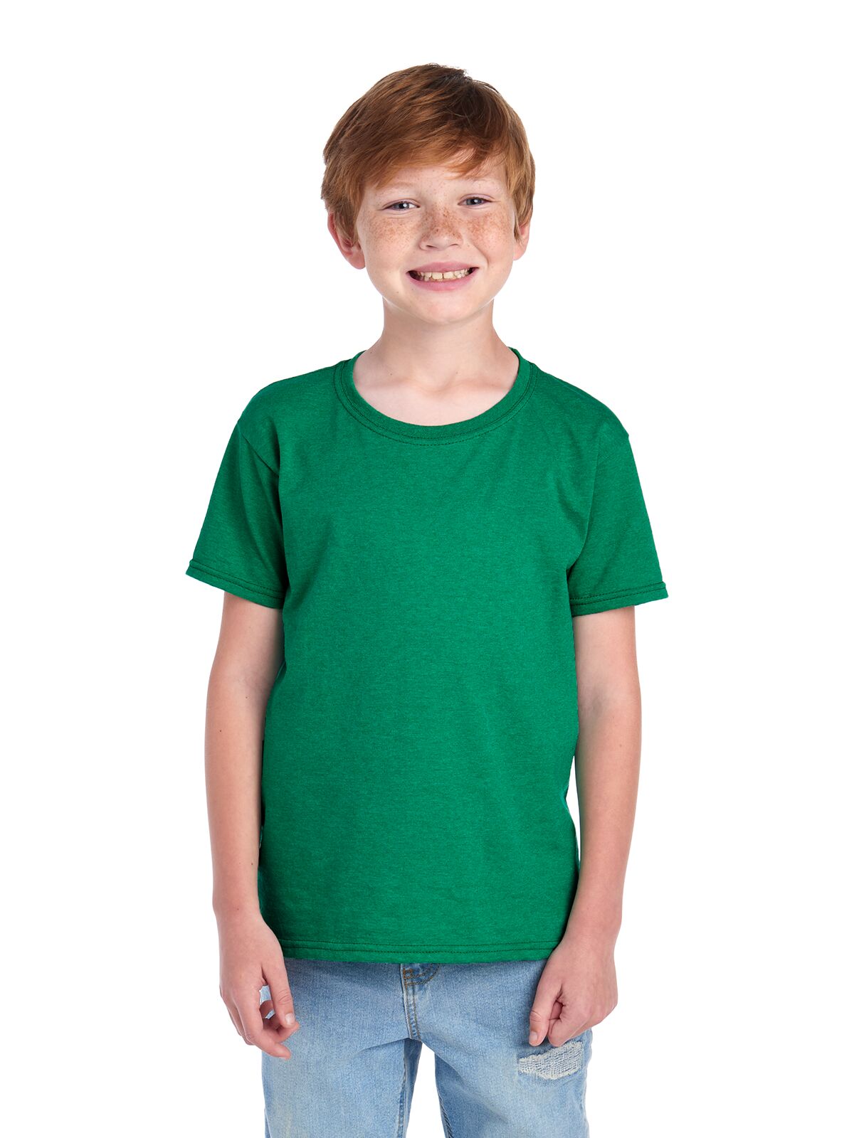 Youth X-Small Retro Heather Green Fruit of the Loom F3930Y 