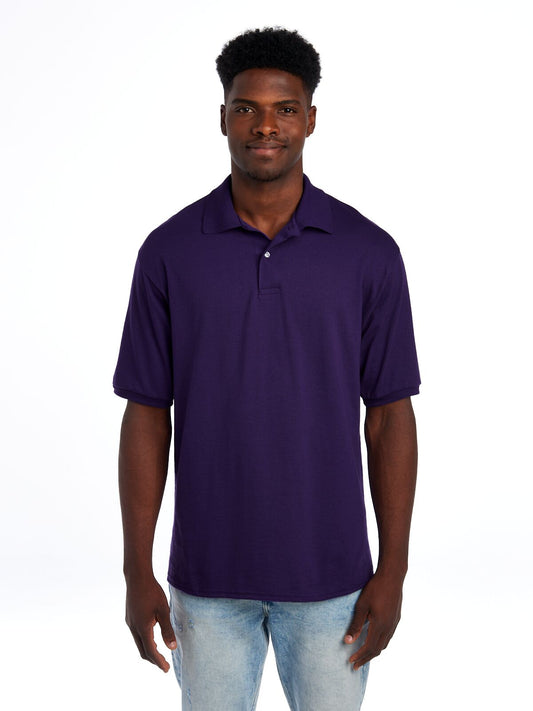 Jerzees 437YR Youth SpotShield Jersey Polo Shirt (Ash)