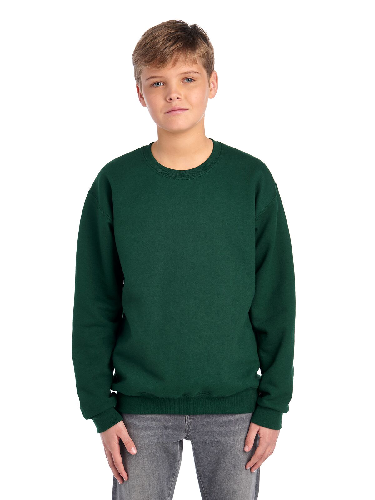Youth Medium Forest Green Jerzees 562BR 
