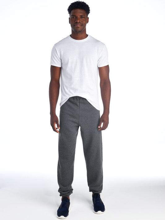 X-Large Black Heather Jerzees 973MR 