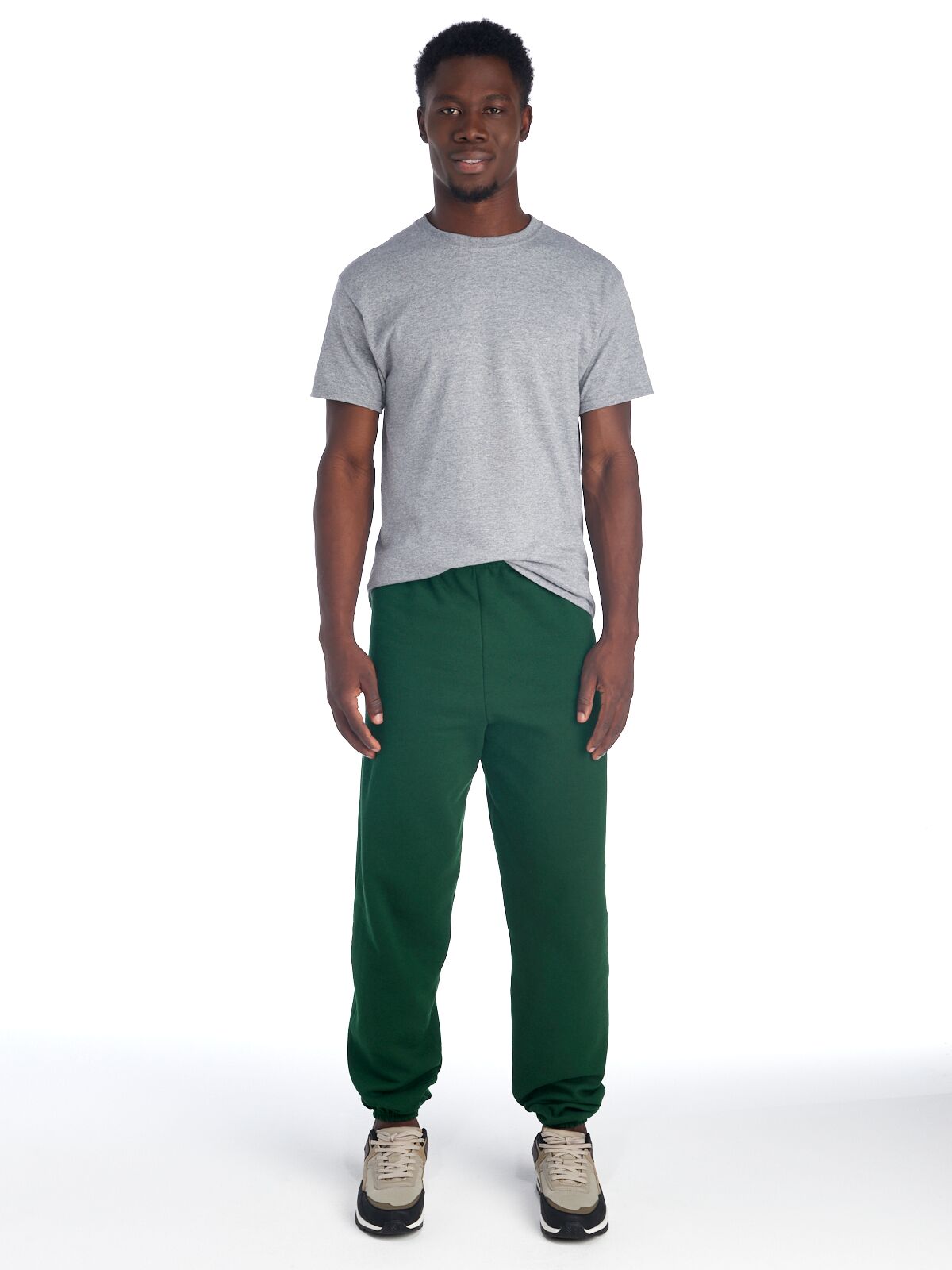 Large Forest Green Jerzees 973MR 