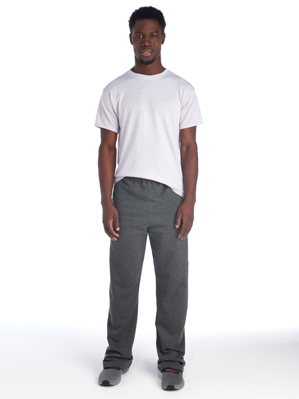 X-Large Black Heather Jerzees 974MPR 