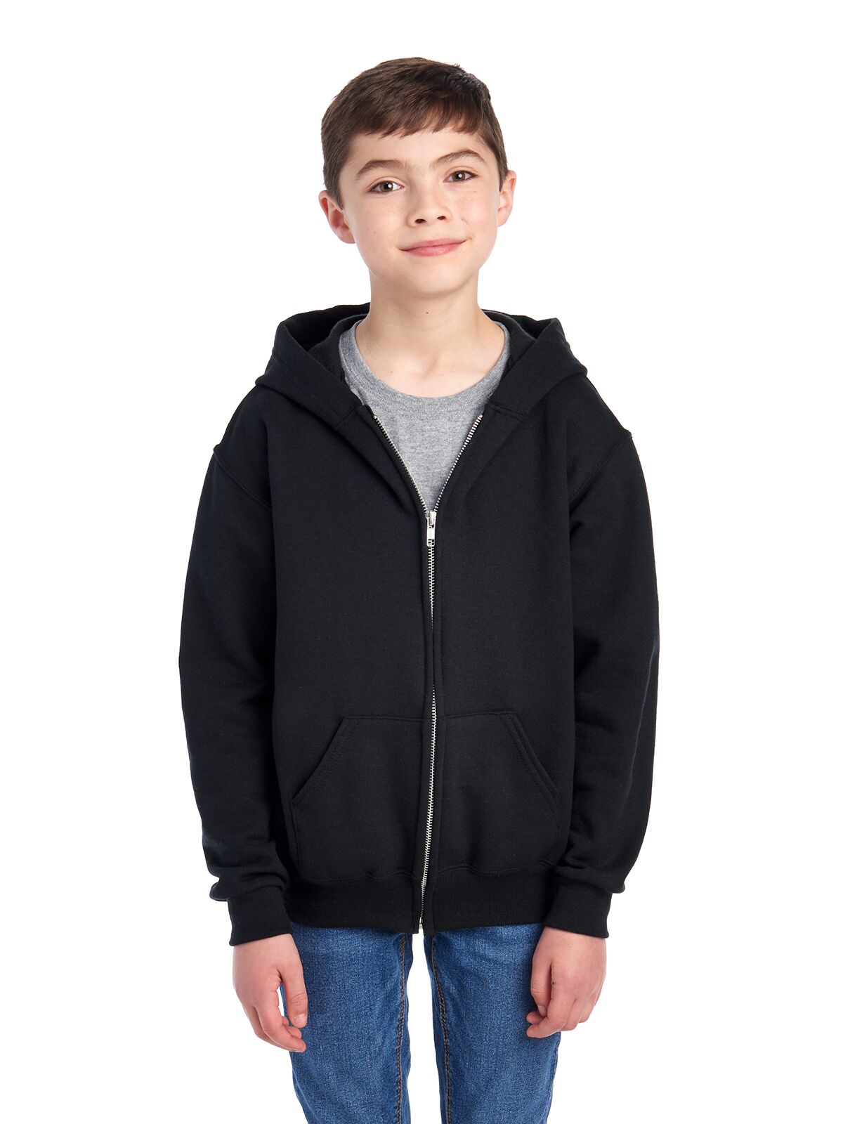 Youth Medium Black Jerzees 993BR 