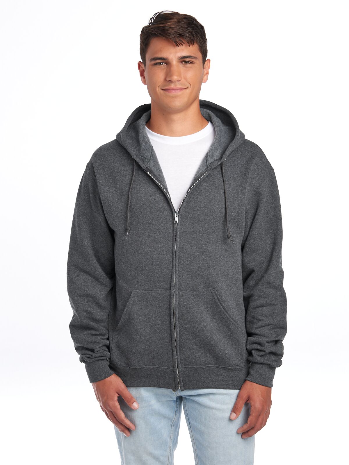 X-Large Black Heather Jerzees 993MR 
