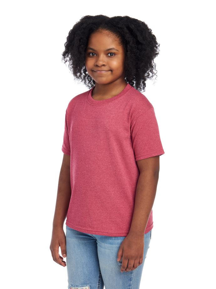 Youth Medium Vintage Heather Red Jerzees 29BR 